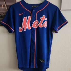 Nike Kids Royal Blue Mets Jersey